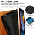thumbnail image 3 of Pad 9th/8th/7th Generation Case 2021/2020/2019 iPad 10.2 Inch Case with Built-in Pencil Holder, Folio Stand Cover with Multiple Angles & Auto Sleep/Wake for iPad 10.2 Inch 9/8/7 Gen, Blue/Brown, 3 of 7