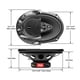 thumbnail image 3 of BOSS Audio Systems CH6930B Chaos Series Altavoces estéreo para puerta de coche de 6 x 9 pulgadas, 400 vatios máximo, 3 vías, audio de rango completo, tweeters, coaxial, se venden en pares, 3 of 5