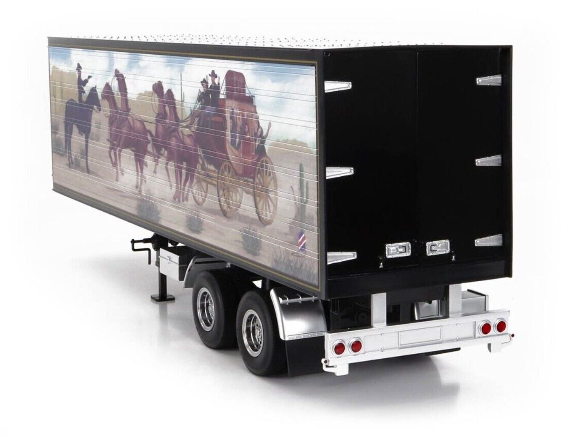 1/18 Road Kings Semi Trailer (Red & White) Diecast Model