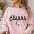 thumbnail image 5 of Halloween Raven Shirt, Gothic Crow Sweatshirt, Spooky Birds on Branch Hoodie and T-Shirt, Vintage Witchy Fall Gift for Halloween Lovers, 5 of 9