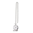 thumbnail image 3 of CUITING Montre de Poche Rétro Grande Taille à Quartz Lisse (Motif Chaîne Fine Argentée), 3 of 8