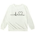 thumbnail image 3 of FUZHIQ Girls Long Sleeve T-Shirts Kids Graphic Print Round Neck T Shirt Comfortable Casual Everyday Wear Soft Tee for Boys And Girls Ages 3 10 for Spring Summer Fall White,8-9 Years, 3 of 3