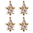 thumbnail image 1 of 4Pcs Exquisite Christmas Napkin Rings Decorative Xmas Themed Napkin Clasps, 1 of 7