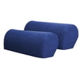 thumbnail image 1 of GROWTH TANK Color choice elastic armrest protector stretch armrest covers for couch sofa Dark Blue, 1 of 3
