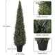 thumbnail image 4 of 3/4/5-foot artificial cedar tree home decor fake cypress potted imitation evergreen plants para indoor y outdoor front porch garden (5ft 2 pcs), 4 of 5