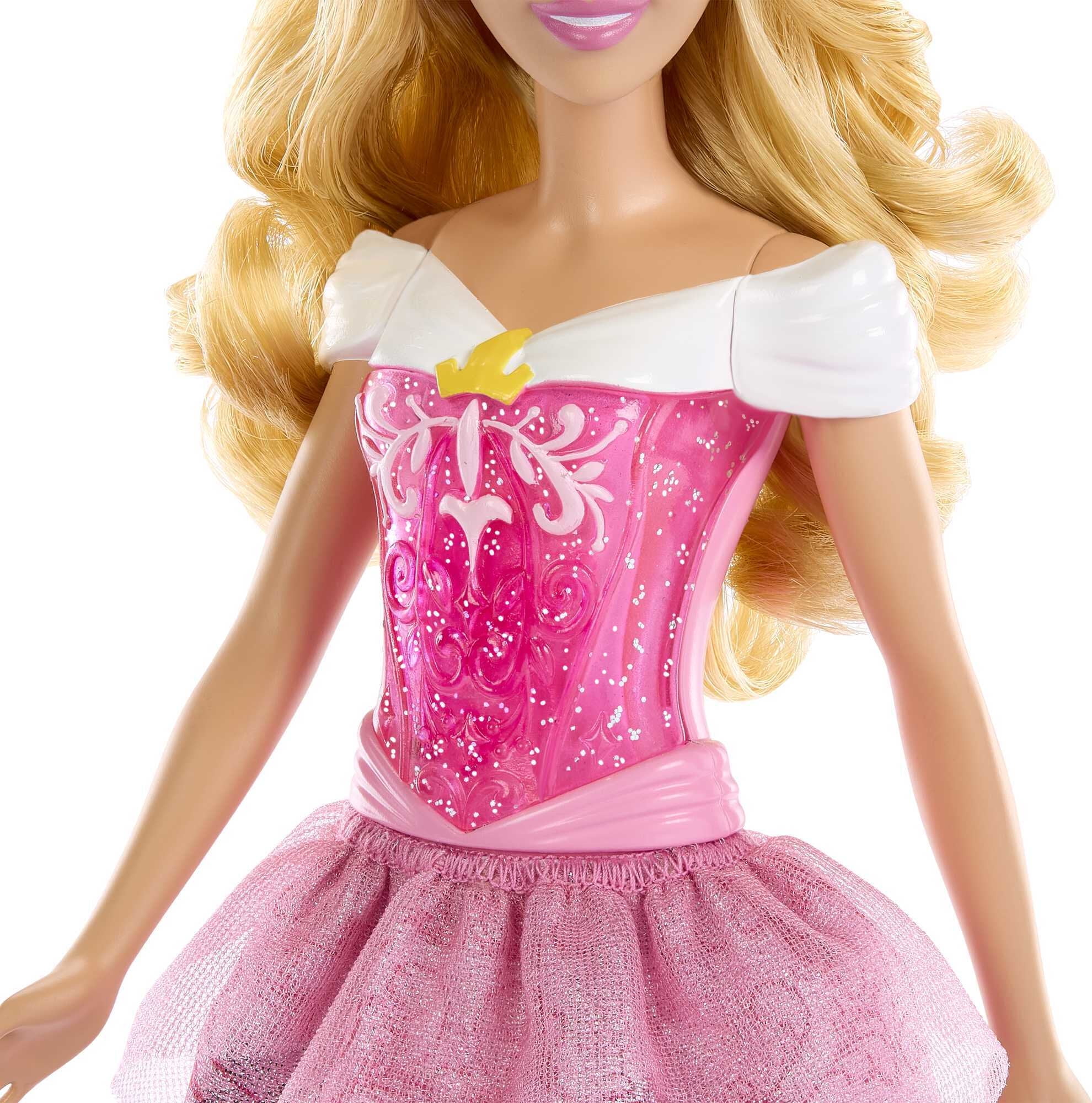 Disney Princess Aurora 11 inch Fashion Doll with Blonde Hair, Purple Eyes & Tiara Accessory  (图4)