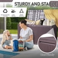 thumbnail image 2 of Ktaxon 90 gal Outdoor Garden Plastic Storage Deck Box Brown, 2 of 8