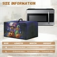 thumbnail image 5 of TSOVTHRID Witch Hat Dachshund Pumpkin Print Microwave Oven Cover with Handle Toaster Oven Dust Cover Kitchen Appliance Protector for Microwave Ovens Halloween Decor, 18.25"W x 14.5"D x 11"H, S, 5 of 7