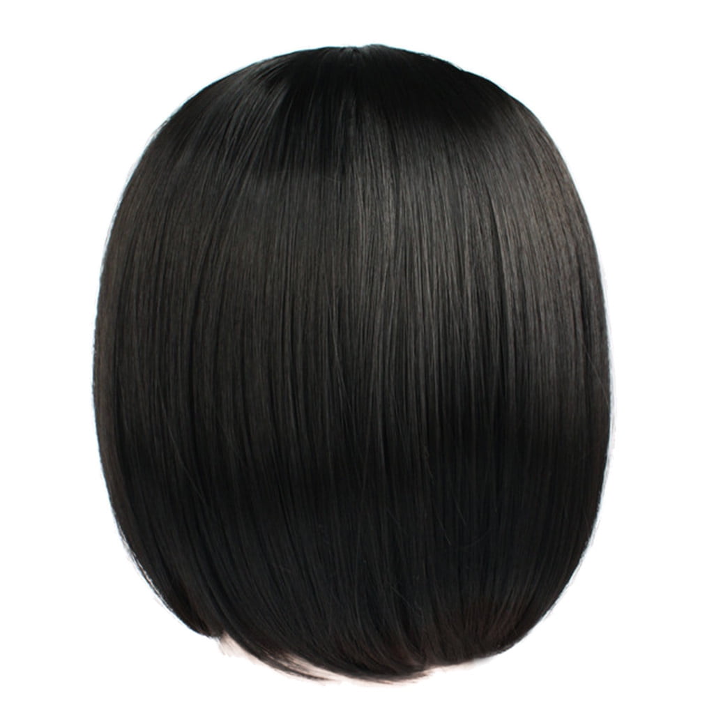 CieKen Wigs Short Straight Synthetic Hair Full Wigs for Women Natural  Looking Heat 