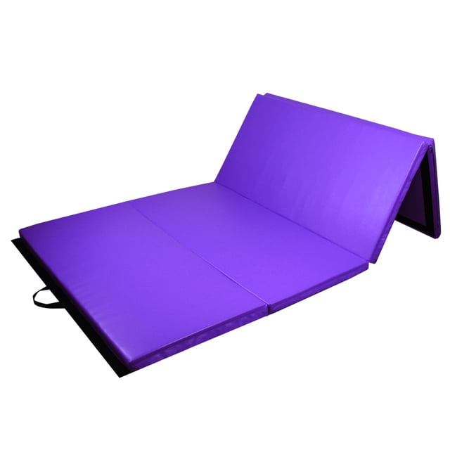 PRISP Gymnastics Mat 8' x 4' x 2", Folding Gym Mat for Tumbling, Exercise & Fitness