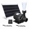 thumbnail image 3 of 50W Solar Water Pump 800L/H DC12V Solar Water Fountain Pump Low Noise for Garden Family Water Founta, 3 of 5