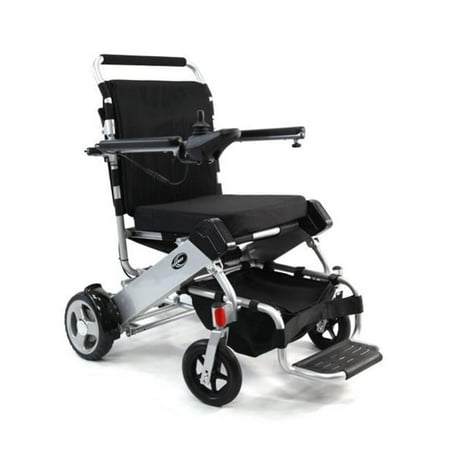Karman PW-F500-SI Tranzit Go Foldable Power Wheelchair - Silver