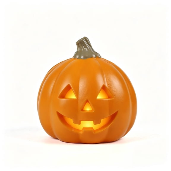 4.7 Inch LED Jack-O'-Lantern Pumpkin Light with 8-Hour Timer, Color Changing Battery Operated Indoor Outdoor Halloween Thanksgiving Decor Tabletop Ornament