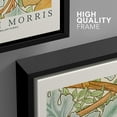 thumbnail image 4 of PixonSign Framed Canvas Print Wall Art Set William Morris Flower Tapestry Posters Nature Wilderness Illustrations Modern Art Decorative Floral Botanical Minimal Calm for Bedroom - 16"x24"x3 Black, 4 of 5