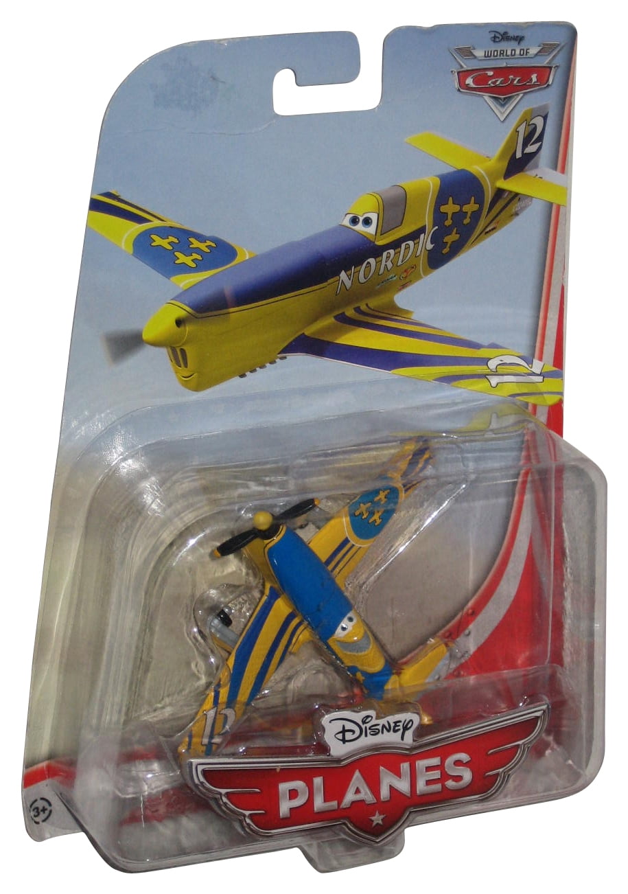 Disney Planes Gunnar Viking No. 12 Mattel (2013) DieCast Aircraft Toy