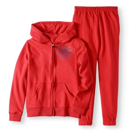 Jogger Set - Cherokee Boys' Graphic Hoodie And Jogger