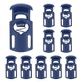 thumbnail image 1 of Bloques de cordón de resorte Uxcell, tope de un solo agujero de plástico para cordones y proyectos de bricolaje, azul, 1 of 6