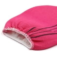 thumbnail image 3 of Pink Bath Shower Sauna Dead Skin Exfoliating Massage Mitt Scrubber Glove, 3 of 5