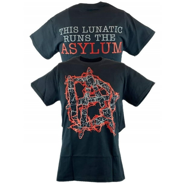 Dean Ambrose This Lunatic Runs the Asylum Mens Black T-shirt XXL -  Walmart.com
