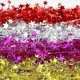 thumbnail image 3 of 7,5 metros 6 rollos de guirnaldas decoraciones para árboles de Navidad suministros para fiestas decoraciones colgantes, 3 of 5