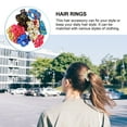 thumbnail image 3 of 12pcs Simple Hair Scrunchies impreso Elastics Bandas para el cabello Lazos para las mujeres Chicas, 3 of 6