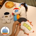 thumbnail image 4 of Juguete de peluche suave tipo almohada de ciencia ficción, muñeco de peluche creativo, juguete para niños Astronave, 4 of 8