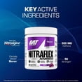 thumbnail image 5 of GAT SPORT, Nitraflex Advanced Pre-Workout Powder, Increases Blood Flow, Boosts Strength and Energy, Improves Exercise Performance (Grape, 30 Servings), 5 of 6