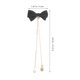 thumbnail image 2 of BESTYASH 2Ud Horquillas Negro Con Tassel Para O Liso En Eventos Y Ocasiones Formales, 2 of 7