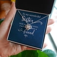 thumbnail image 3 of To My Sister Wonderful Sister Infinity Knot Necklace Message Card, 3 of 7