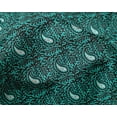 thumbnail image 4 of oneOone Silk Tabby Fabric Leaves & Paisley Block Printed Craft Fabric BTY 42 Inch Wide, 4 of 4