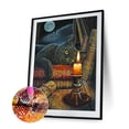 thumbnail image 1 of Cuadros Decorativos 5D DIY Kits de pintura de diamantes cuadrados completos Mosaico de artesanía de pared de gato (40x50CM) Sywqhk Nuevos Originales, 1 of 1