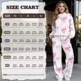 thumbnail image 7 of Xoenoiee Heart Love Star Print Womens 2 Piece Outfits Lounge Pullover Sweatsuit Sets Valentine's Day Plus Size Fall Fashion Clothes Airport Travel Pants Tracksuits, M, 7 of 7