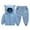 Blue, variant on SYMOID Boys Red Fleece Tracksuit & Sweatsuit Set with Animal Ears Hood and Jogger Pants for Kidss 2T-6T, Winter Warm Outfit,Size 2 T