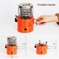 thumbnail image 5 of 2000w Mini Calentador De Gas Portátil Estufa De Camping Cocina De Calefacción Para Cocinar Mochilero Pesca En Hielo Camping Senderismo,11 Feliz Sencillez, 5 of 5