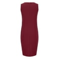 thumbnail image 4 of IROINNID Cocktail Dress for Women Homecoming Party Holiday Summer Sleeveless Long Dress Cocktail Dress,Red, 4 of 6