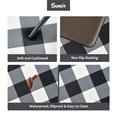 thumbnail image 5 of Sunlit Set of 2 Anti Fatigue Kitchen Floor Mat, Non Slip Waterproof Comfort Standing Mat, 0.4 Inch Thick Cushioned Farmhouse Kitchen Rug Runner, White Black Buffalo Check (17"x28"&17"x47"), 5 of 7