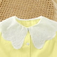 thumbnail image 3 of Jalioing Toddler Kids Button Down Shirts Long Sleeve Lace Collared Cute Blouses Boys Girls Loose Casual Tops, 3 of 5