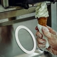 thumbnail image 4 of SHINYPASING Ice Cream Makers Parts 2Pcs Silicone Ring White Sealing For Space Saving, 4 of 7