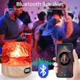 thumbnail image 2 of Eurhowing Aurora Ocean Wave Projector, 16 Colors Rechargeable 5.3 Bluetooth Speaker, Ultra-Quiet Night Light for Kids Room with Remote Control, 2 of 15