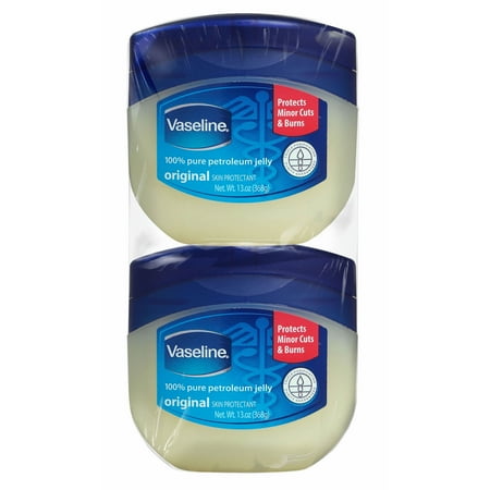 Vaseline Petroleum Jelly Original Skin Protectant, 2 Pk, 13 oz