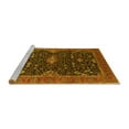 thumbnail image 2 of Ahgly Company Machine Washable Indoor Rectangle Oriental Yellow Traditional Area Rugs, 5' x 8', 2 of 4