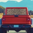 thumbnail image 5 of POLERO Leopard Paattern Car Rear Windshield Sunshade for Most Trucks, Vinyl Perforated Truck Rear Window Decal with Weatherproof, 5 of 8