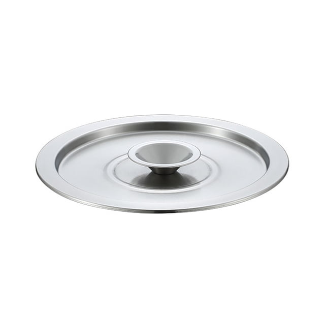 Billuyoard Cubierta gruesa y duradera para olla de acero inoxidable, práctica y segura para el contacto con alimentos Cocina y Comedor 38cm