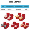 thumbnail image 3 of Calcetines navideños para bebés - Calcetines para niñas - Estilo E para niños de 0 a 12 meses - Zapatos para bebés - Calcetines cálidos antideslizantes para otoño e invierno para niños pequeños, 3 of 3