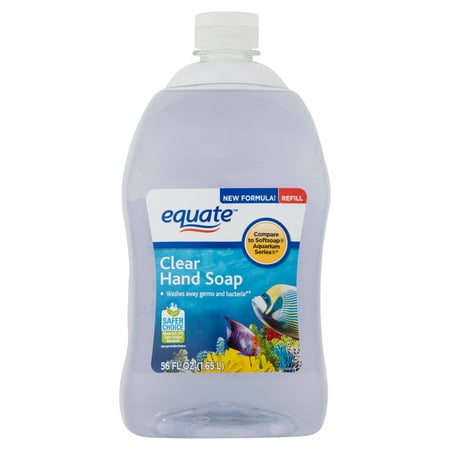 (2 pack) Equate Clear Hand Soap Refill, 56 Oz (Best Bathroom Hand Soap)