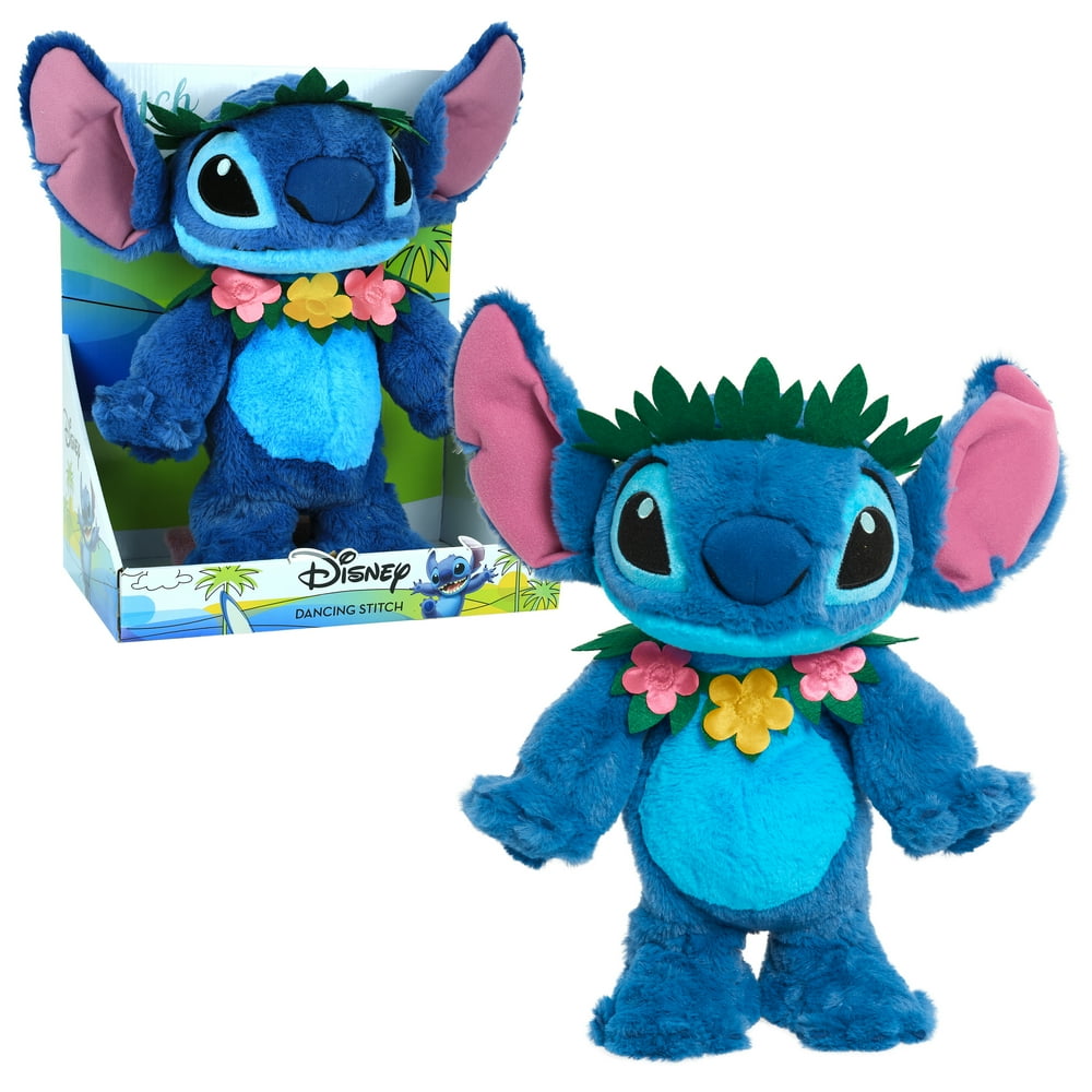 Disney’s Lilo & Stitch Dancing Stitch 14Inch Feature Plush, Ages 3