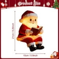 thumbnail image 3 of LED Santa Claus Reading Light, Christmas Table Decor with Built-in Lighting, Holiday Home Decor for Nightstand, 3 of 6