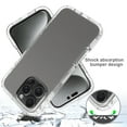 thumbnail image 4 of Decase Clear Case for iPhone 16 Pro Max, Built-in Screen Protector,Thin Slim Crystal Bilayer Bumper Shockproof Protective Case Cover for iPhone 16 Pro Max,Clear, 4 of 5
