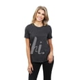 thumbnail image 2 of Thread Tank Designs - Hi Women's Relaxed T-Shirt Tee, 2 of 5
