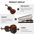 thumbnail image 2 of ULTNICE 1 Set Brown Violin For Adults With Sound Music Practice, 2 of 8